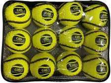 Karakal Official GAA Match Sliotar Size 5 Yellow 12 Pack